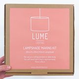 A lampshade making kit in its box